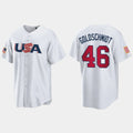 Custom #46 White 2023 STL Baseball Shirt Top