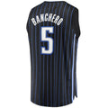 Custom #5 Black 2022 ORL Basketball Shirt Top