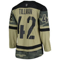 Custom #42 Maroon NJD Hockey Shirt Top