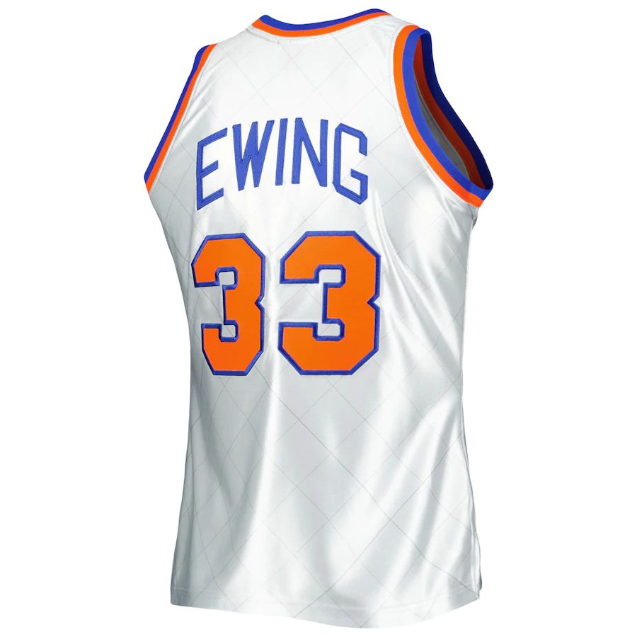 Custom #33 Platinum 1985 NYK Basketball Shirt Top