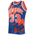 Custom #33 Blue 1991 NYK Basketball Shirt Top