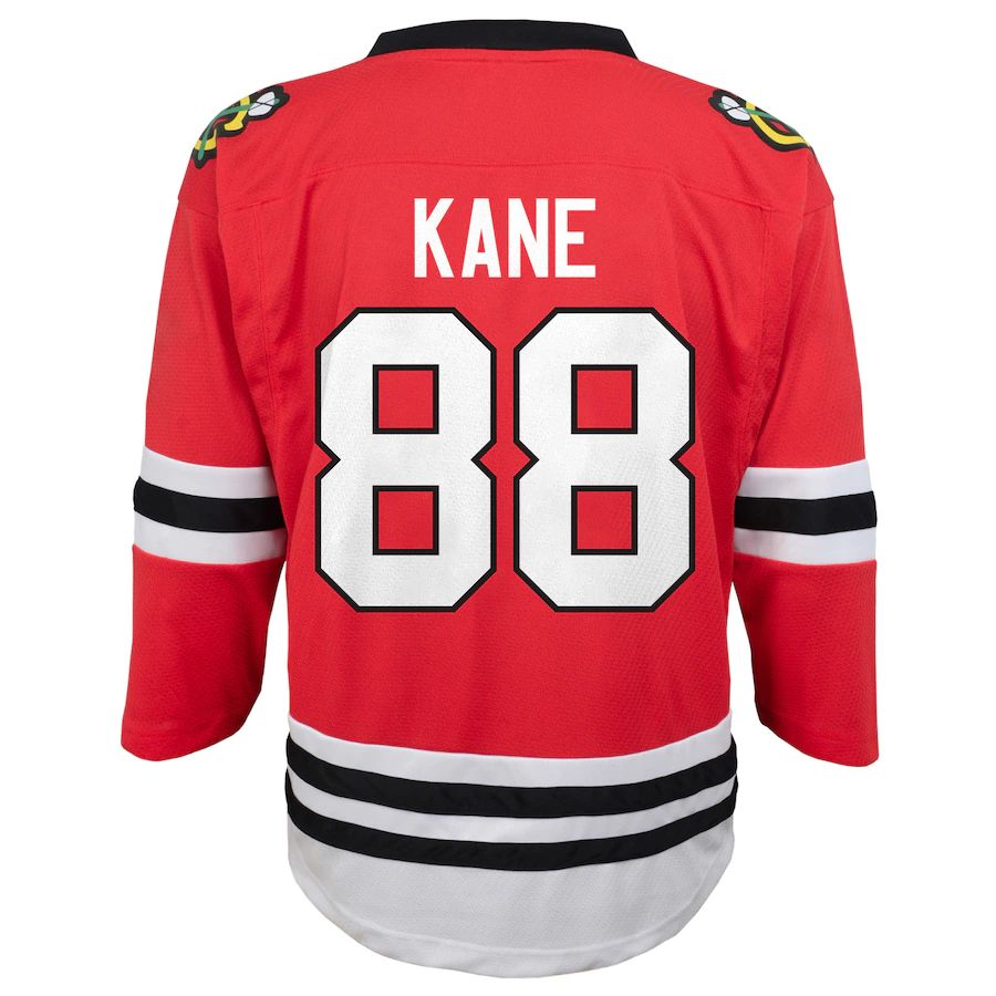 Custom #88 Red CHI Hockey Shirt Top