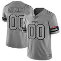 Custom Gray 2019 NE Football Shirt Top