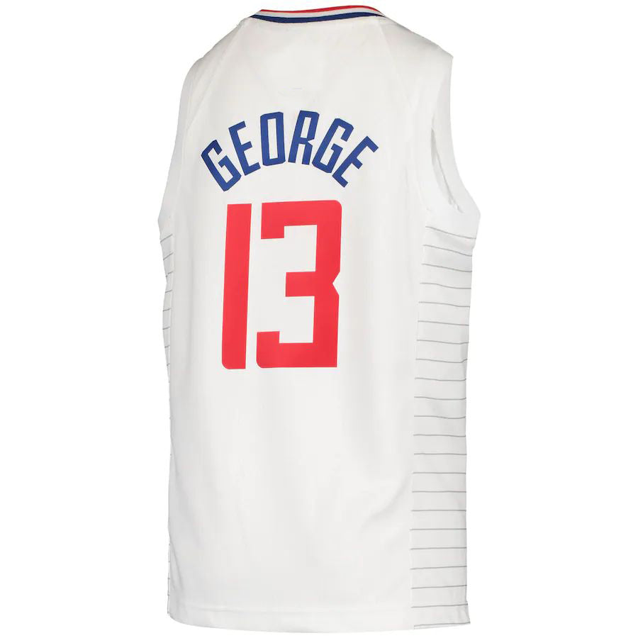 Custom #13 White 2020 LAC Basketball Shirt Top