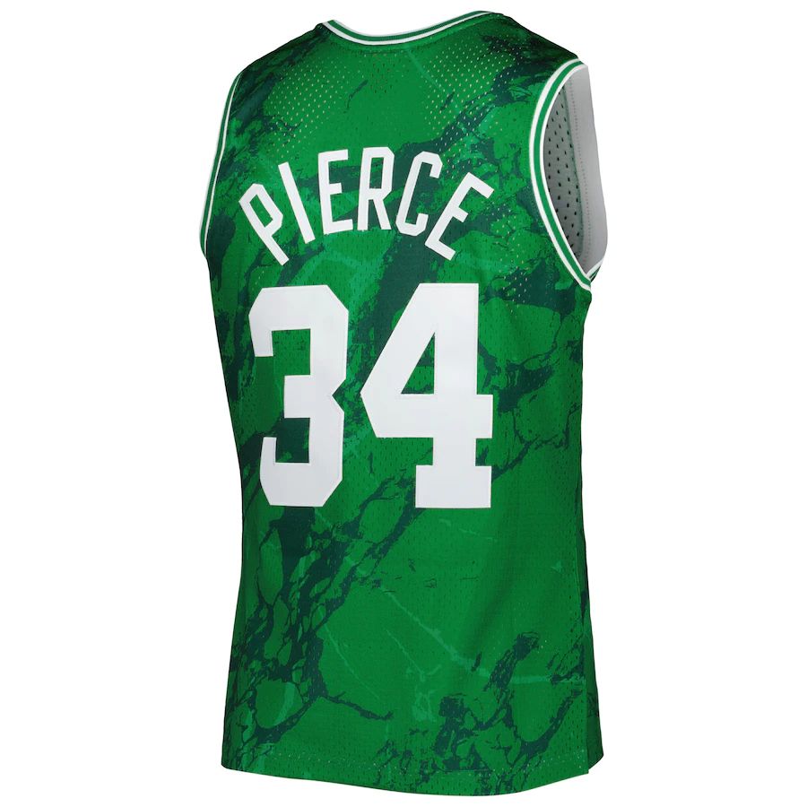 Custom #34 Green 2007 BOS Basketball Shirt Top