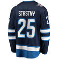 Custom #25 Navy Hockey Shirt Top