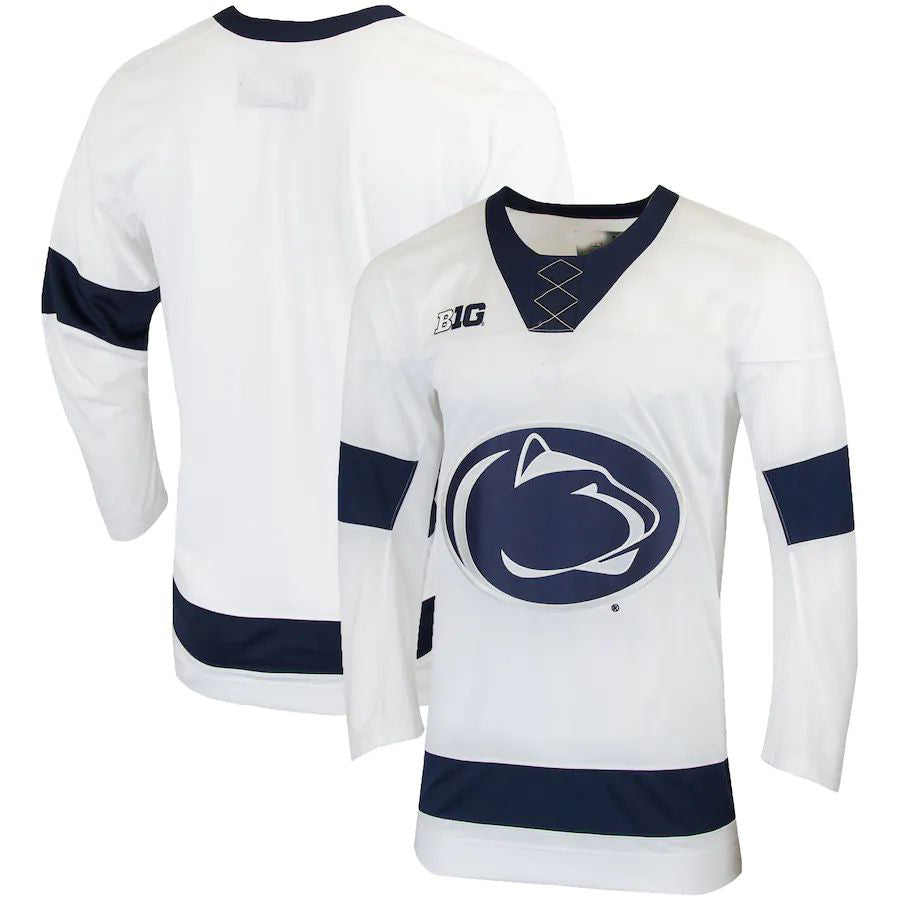 Custom White Hockey Shirt Top