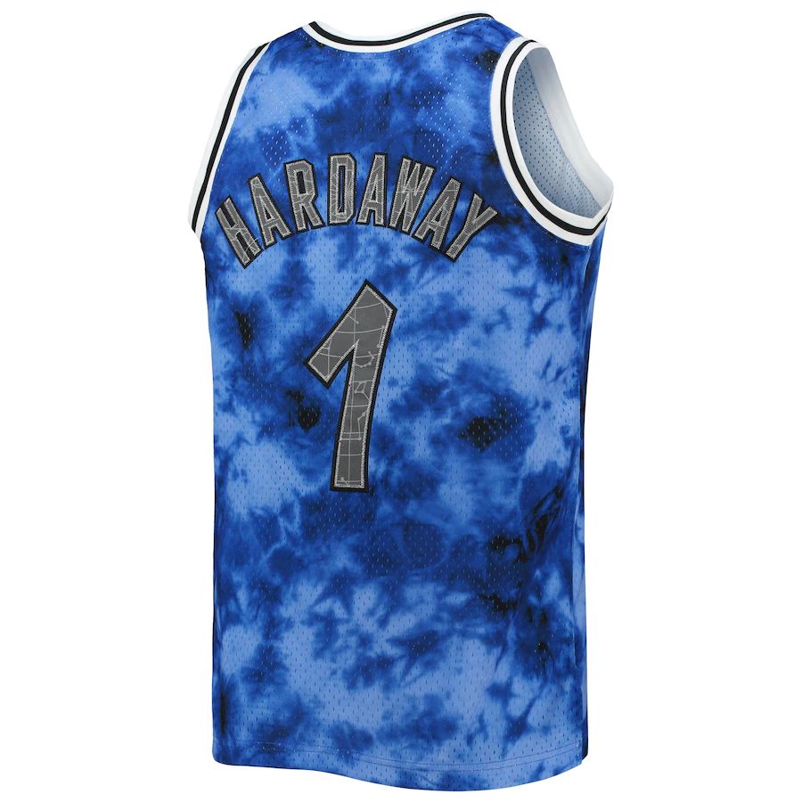 Custom #1 Blue 1994 ORL Basketball Shirt Top