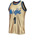 Custom #1 Gold 1993 ORL Basketball Shirt Top