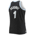 Custom #1 Black 1994 ORL Basketball Shirt Top