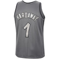 Custom #1 Charcoal 1994 ORL Basketball Shirt Top
