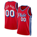 Custom #23 Red 2022 PHI Basketball Shirt Top
