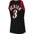 Custom #3 Black 1997 PHI Basketball Shirt Top