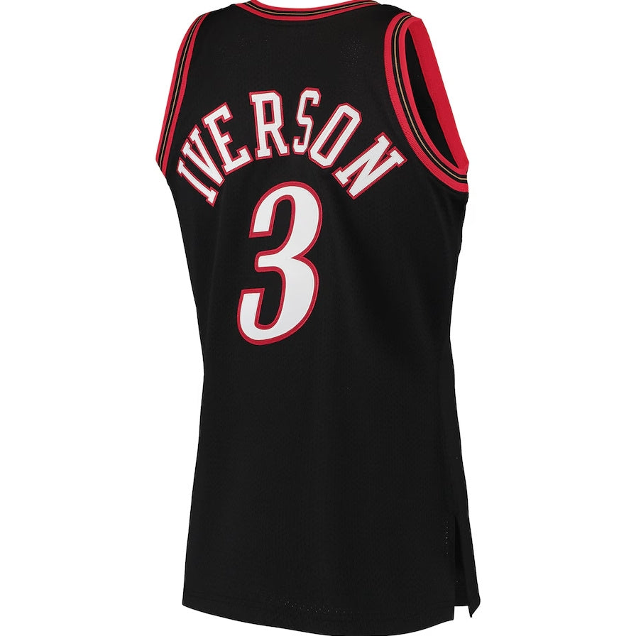 Custom #3 Black 1997 PHI Basketball Shirt Top