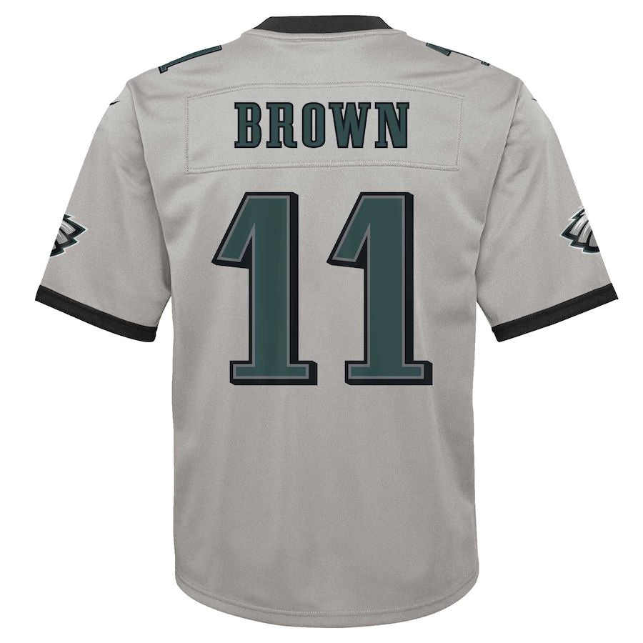 Custom #11 Silver PHI Football Shirt Top