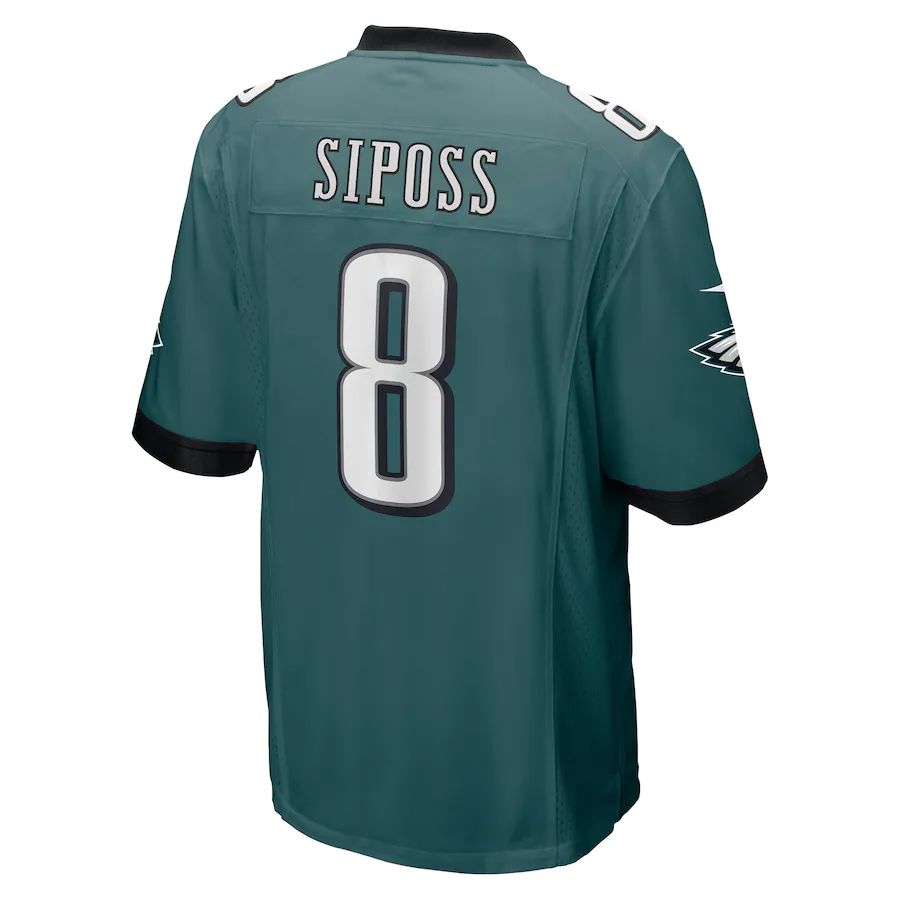 Custom #8 Midnight Green PHI Football Shirt Top