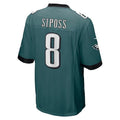 Custom #8 Midnight Green PHI Football Shirt Top