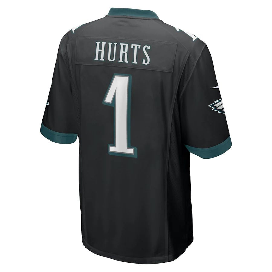 Custom #1 Black PHI Football Shirt Top