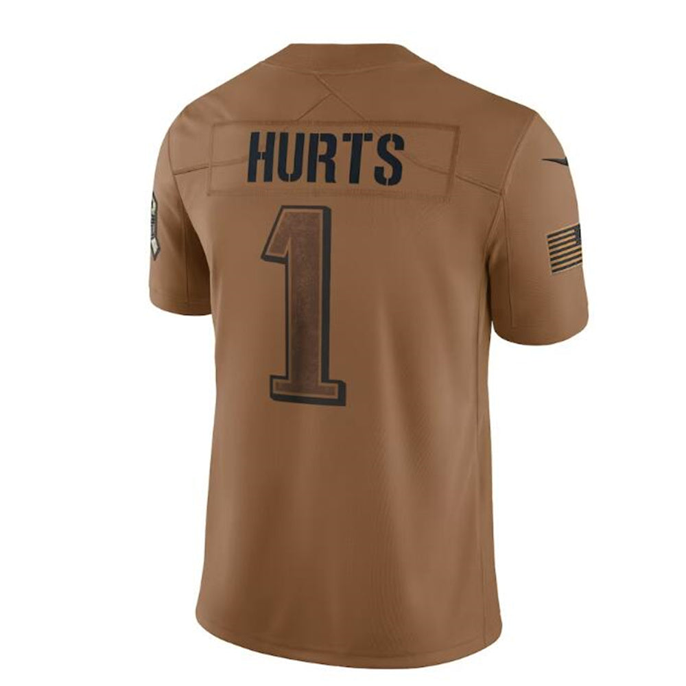 Custom #1 Brown 2023 PHI Football Shirt Top