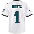 Custom #1 White PHI Football Shirt Top