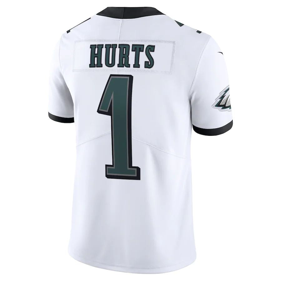 Custom #1 White PHI Football Shirt Top