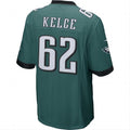 Custom #62 Midnight Green PHI Football Shirt Top