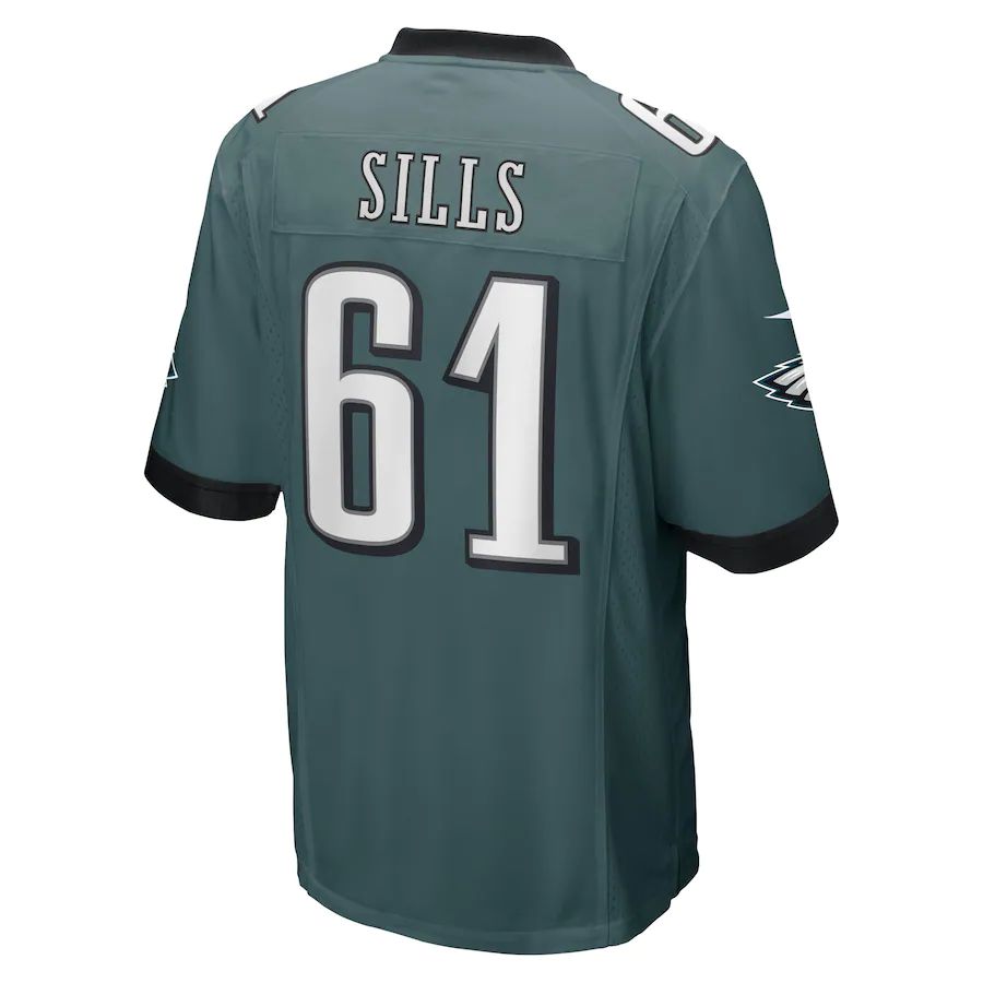 Custom #61 Midnight Green PHI Football Shirt Top