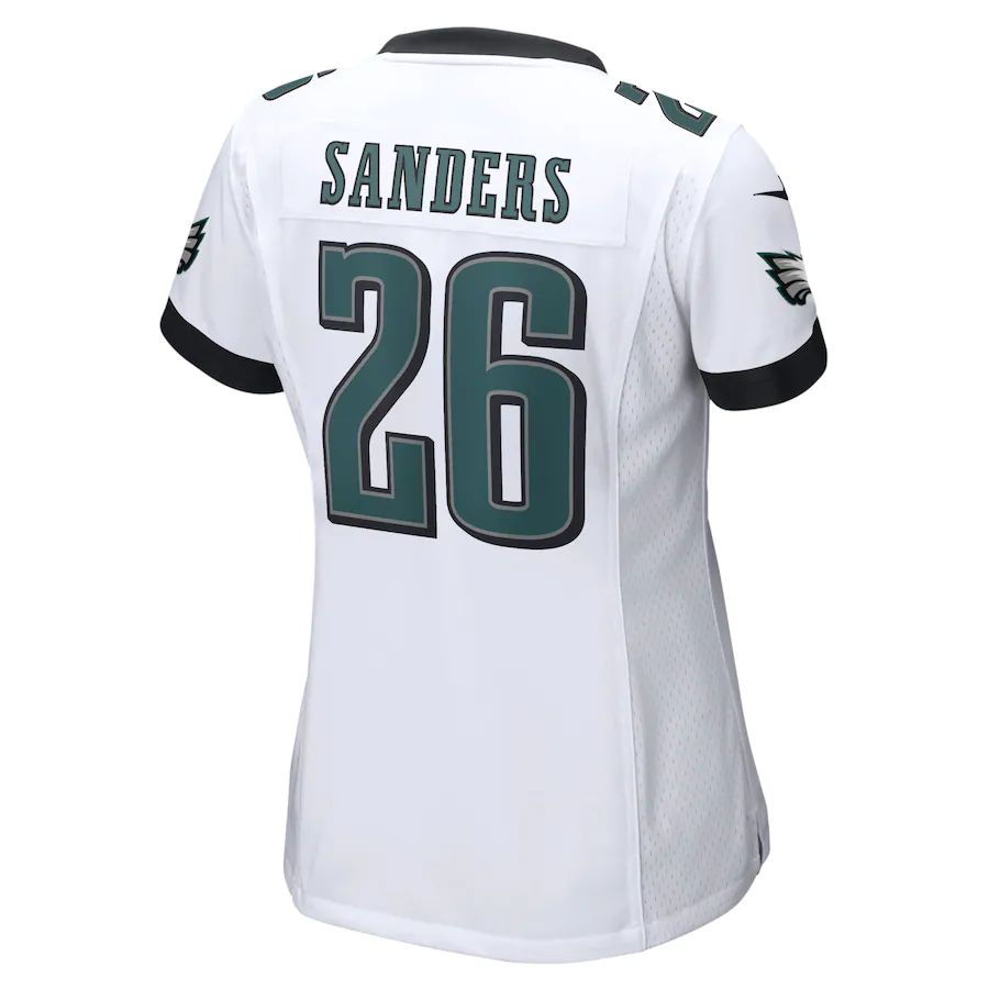 Custom #26 White PHI Football Shirt Top