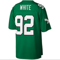 Custom #92 White PHI Football Shirt Top
