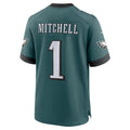 Custom #1 Midnight Green 2024 PHI Football Shirt Top
