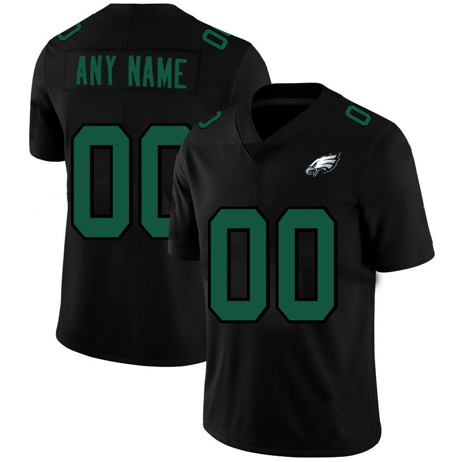 Custom Black PHI Football Shirt Top