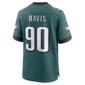 Custom #90 Midnight Green PHI Football Shirt Top