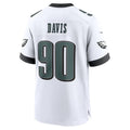 Custom #90 White PHI Football Shirt Top