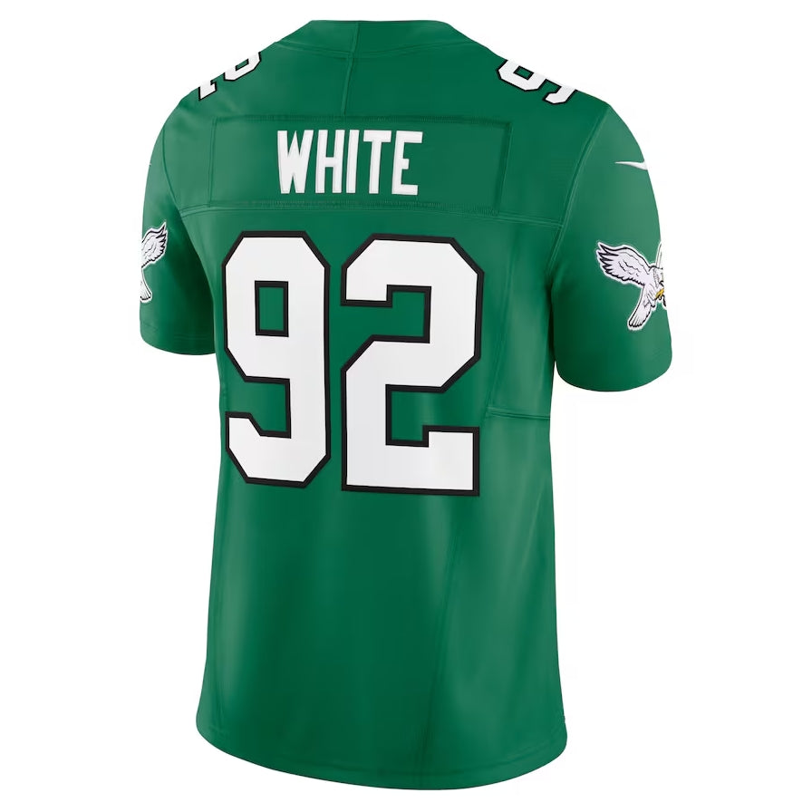 Custom #92 White PHI Football Shirt Top