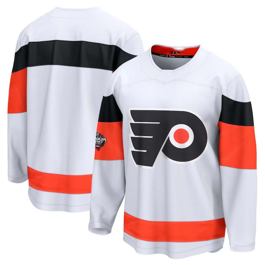 Custom White 2024 PHI Hockey Shirt Top