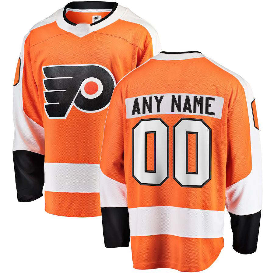 Custom Orange PHI Hockey Shirt Top