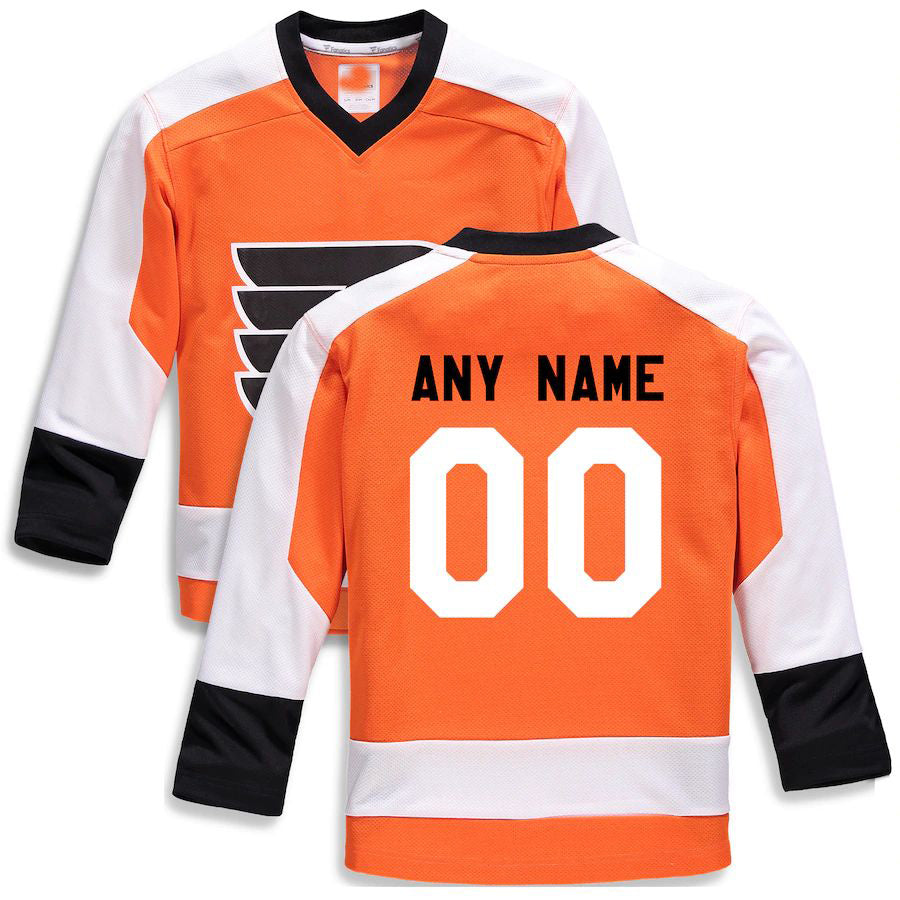 Custom Orange PHI Hockey Shirt Top