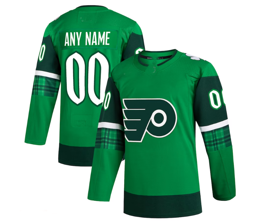 Custom Green 2023 PHI Hockey Shirt Top