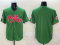Custom Green PHI Baseball Shirt Top