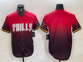 Custom Black 2024 City Connect PHI Baseball Shirt Top