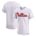 Custom White PHI Baseball Shirt Top