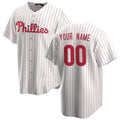 Custom White PHI Baseball Shirt Top