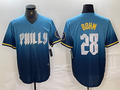 Custom #28 Blue 2024 PHI Baseball Shirt Top