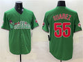Custom #55 Green PHI Baseball Shirt Top