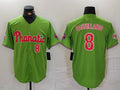 Custom #8 Green PHI Baseball Shirt Top