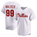 Custom #99 White PHI Baseball Shirt Top