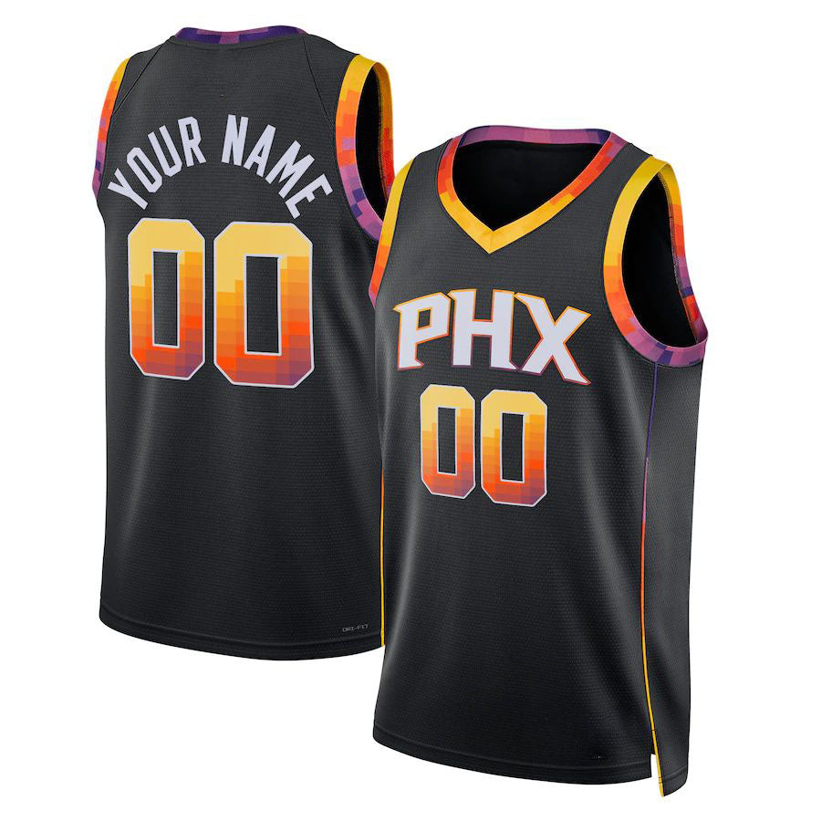 Custom #23 Black 2022 PHX Basketball Shirt Top