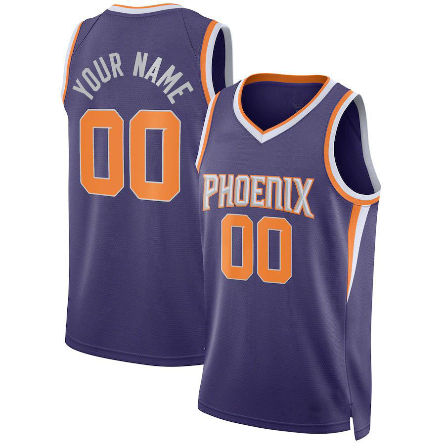 Custom #22 Purple 2021 PHX Basketball Shirt Top