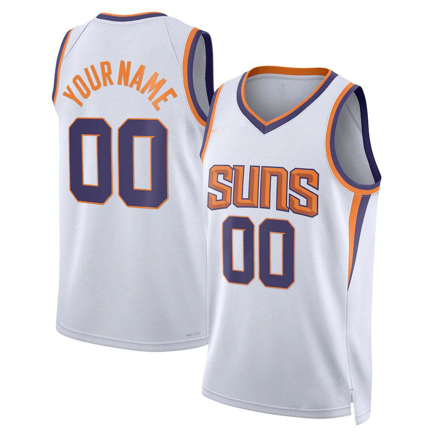 Custom #23 White 2022 PHX Basketball Shirt Top
