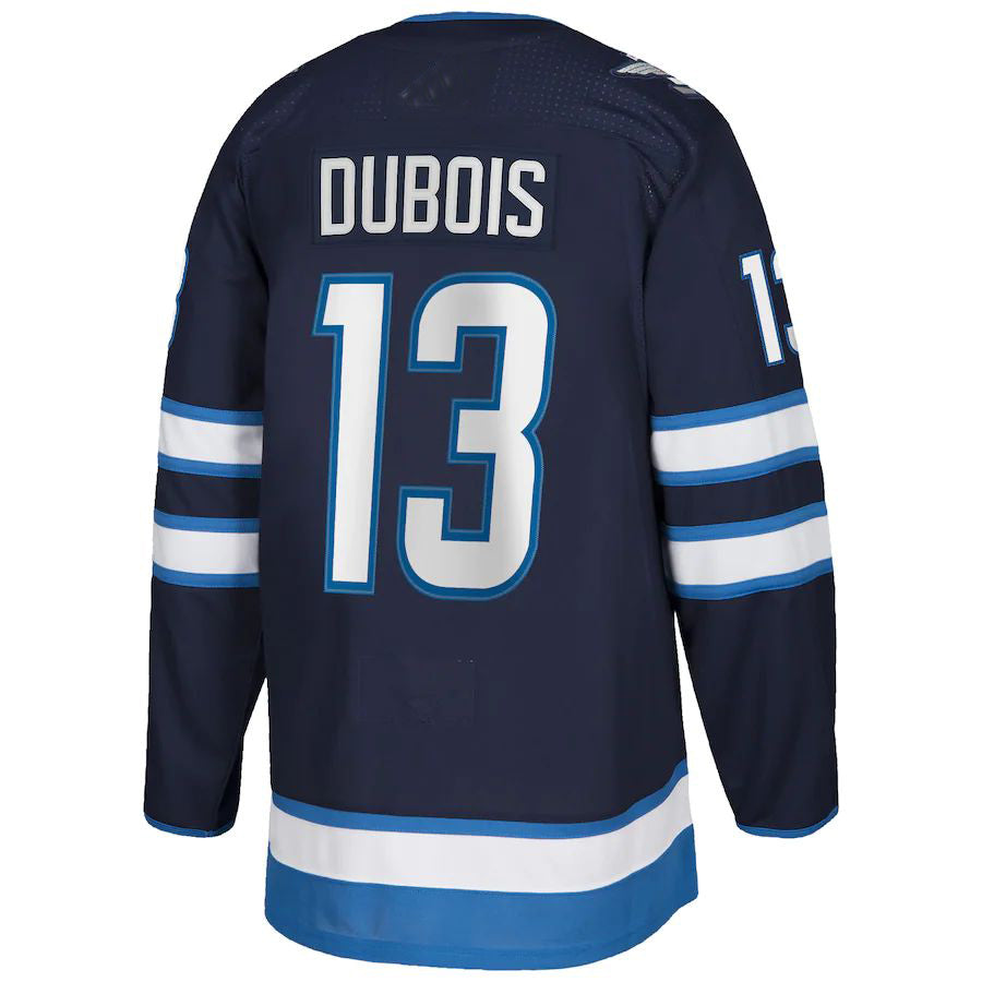 Custom #13 Navy Hockey Shirt Top